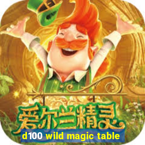 d100 wild magic table