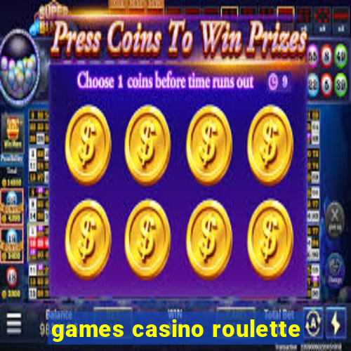 games casino roulette