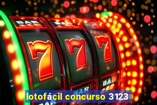 lotofácil concurso 3123