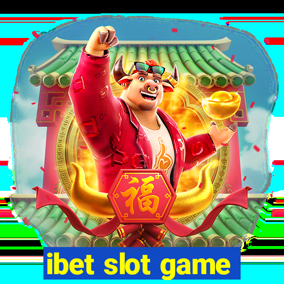 ibet slot game