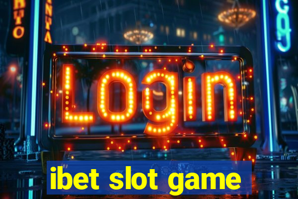 ibet slot game