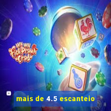 mais de 4.5 escanteio