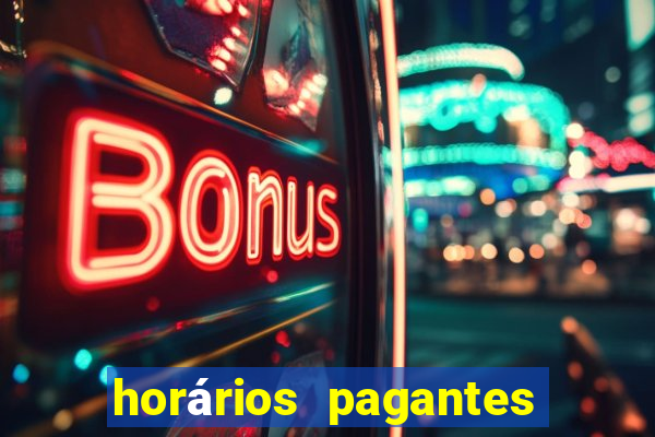 horários pagantes pg soft