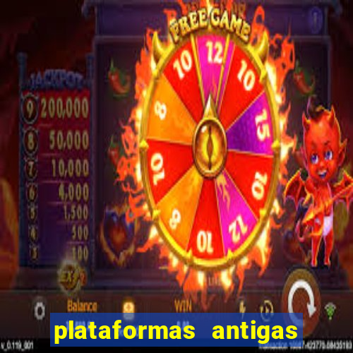 plataformas antigas de jogos