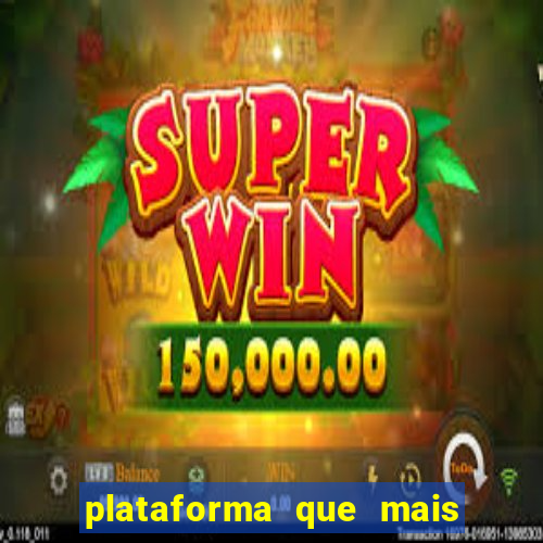 plataforma que mais paga fortune tiger