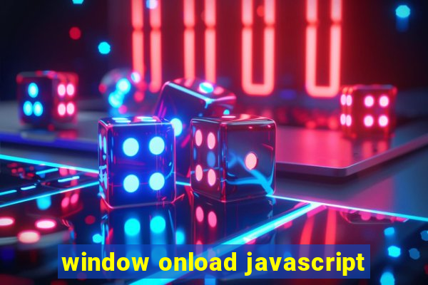 window onload javascript