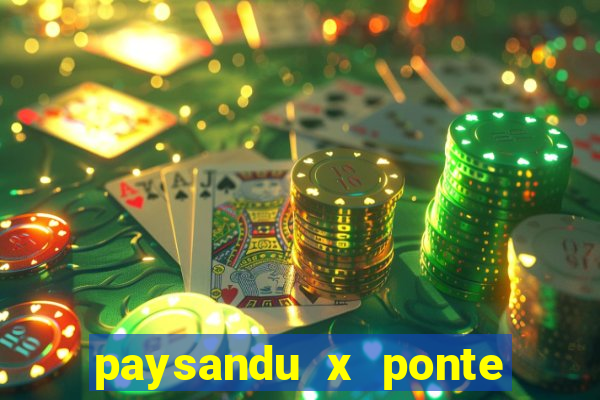 paysandu x ponte preta palpite