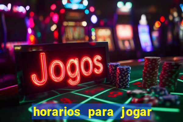 horarios para jogar fortune rabbit