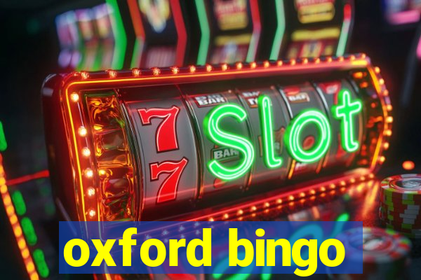 oxford bingo