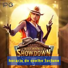 horario do coelho fortune