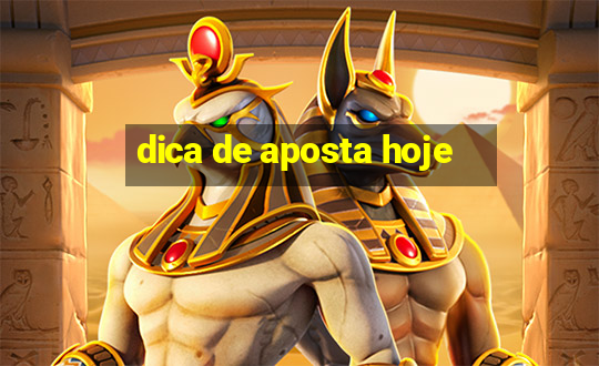 dica de aposta hoje