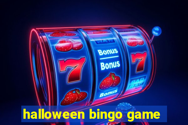 halloween bingo game