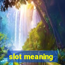 slot meaning