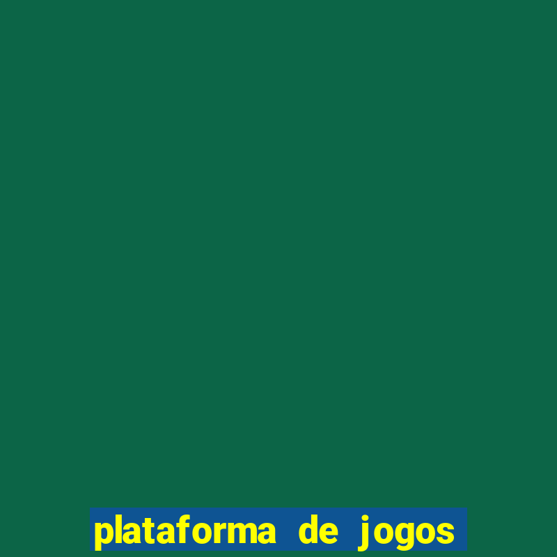 plataforma de jogos on line