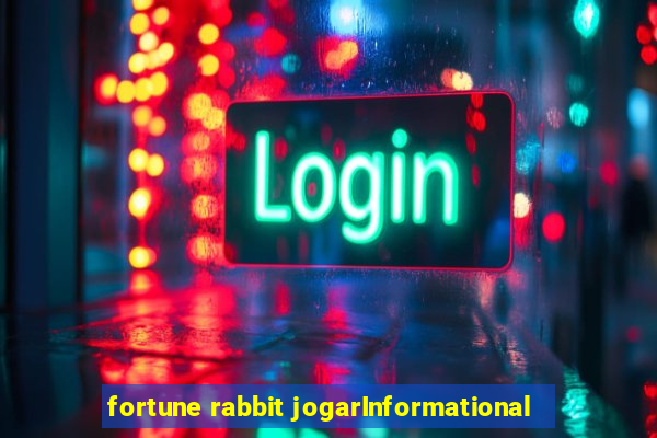 fortune rabbit jogarInformational