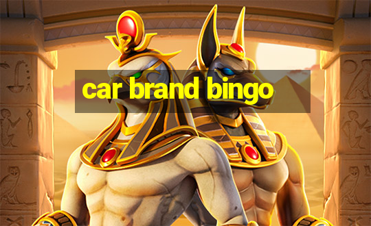 car brand bingo