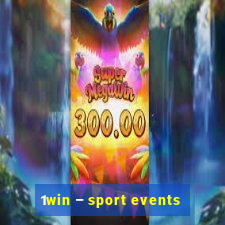 1win – sport events