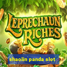 shaolin panda slot