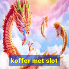 koffer met slot