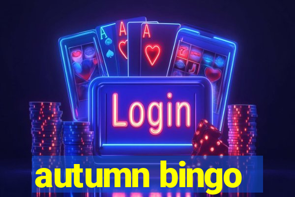 autumn bingo