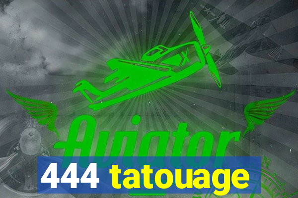 444 tatouage