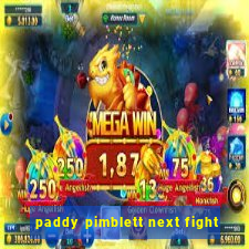 paddy pimblett next fight