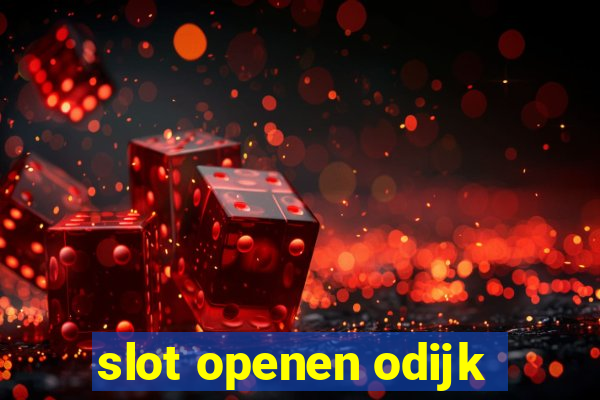 slot openen odijk