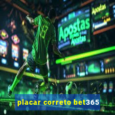 placar correto bet365