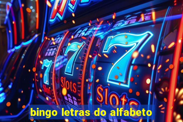 bingo letras do alfabeto