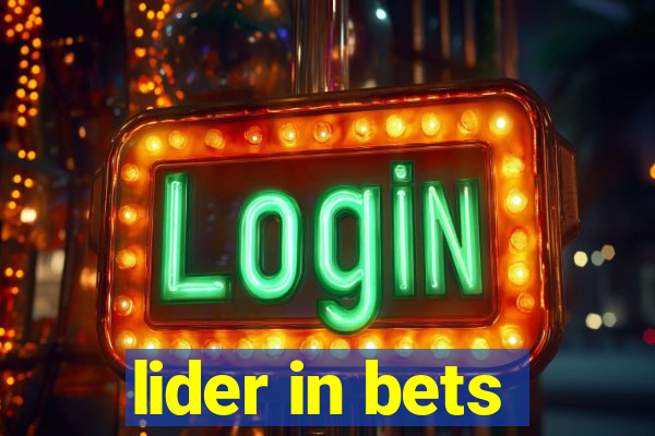 lider in bets