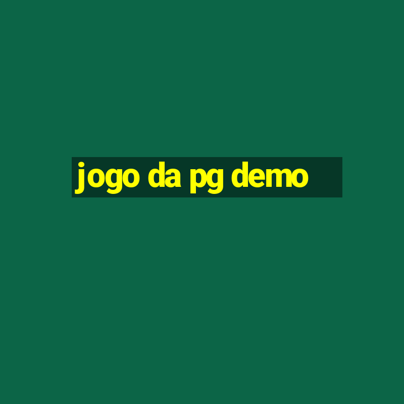 jogo da pg demo