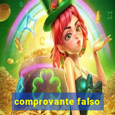 comprovante falso