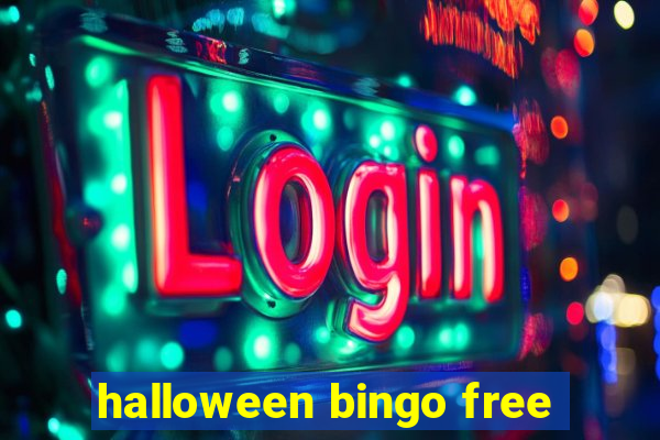 halloween bingo free