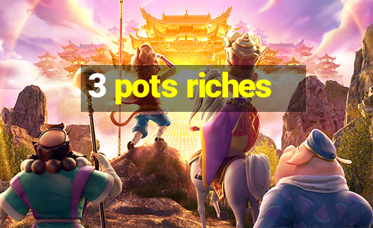 3 pots riches