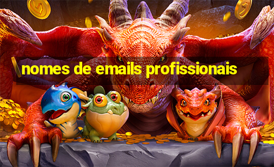 nomes de emails profissionais