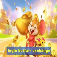 login betfair exchange