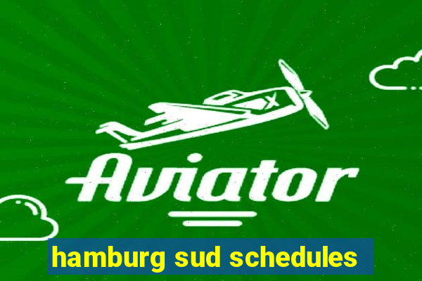 hamburg sud schedules