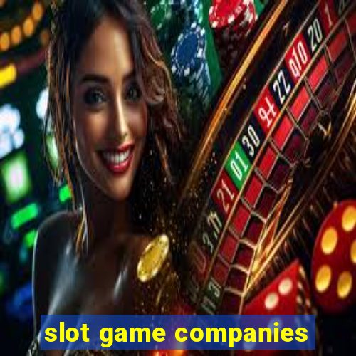 slot game companies