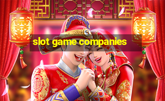 slot game companies