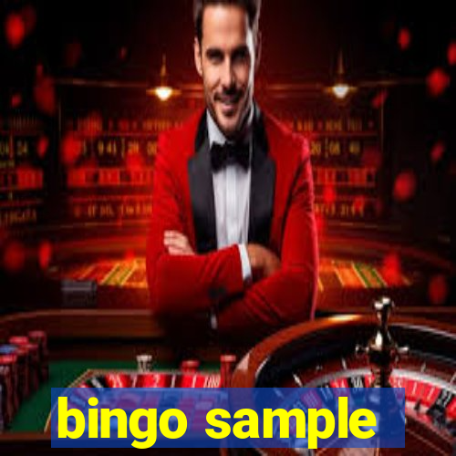 bingo sample