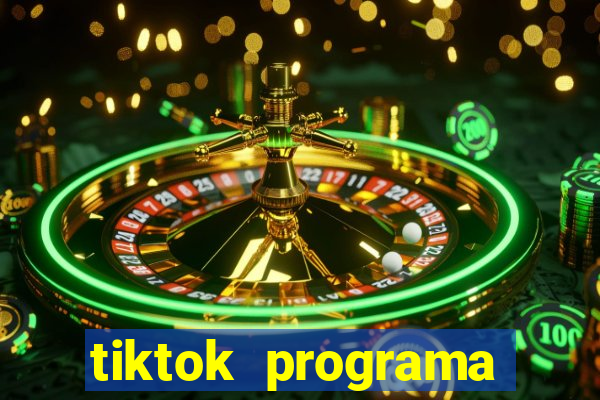 tiktok programa criativo beta