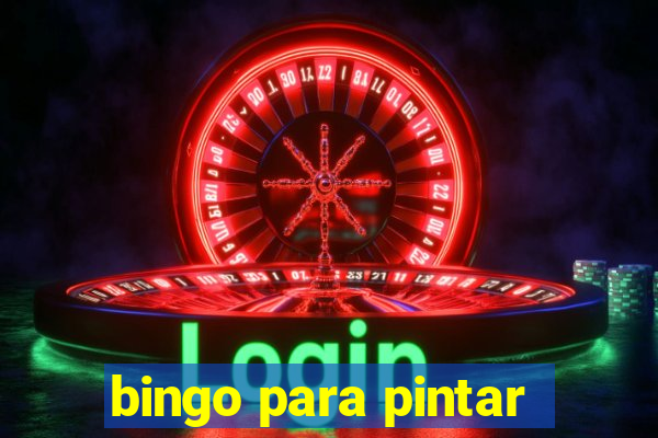 bingo para pintar