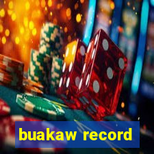 buakaw record