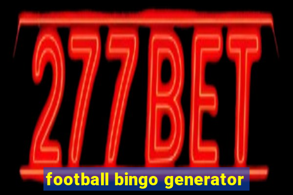 football bingo generator