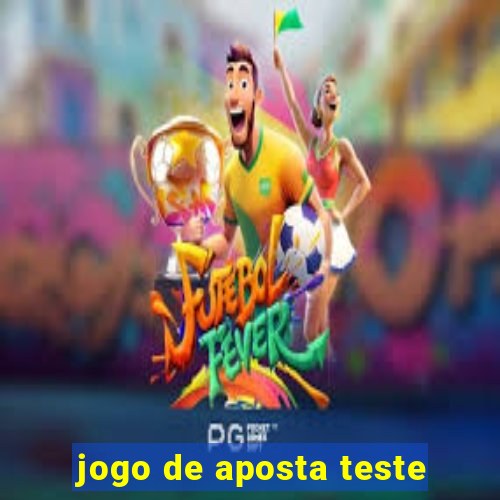 jogo de aposta teste