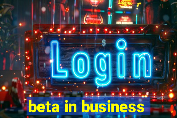 beta in business