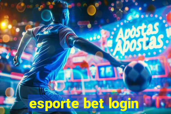 esporte bet login