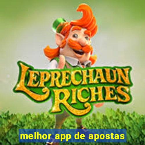 melhor app de apostas