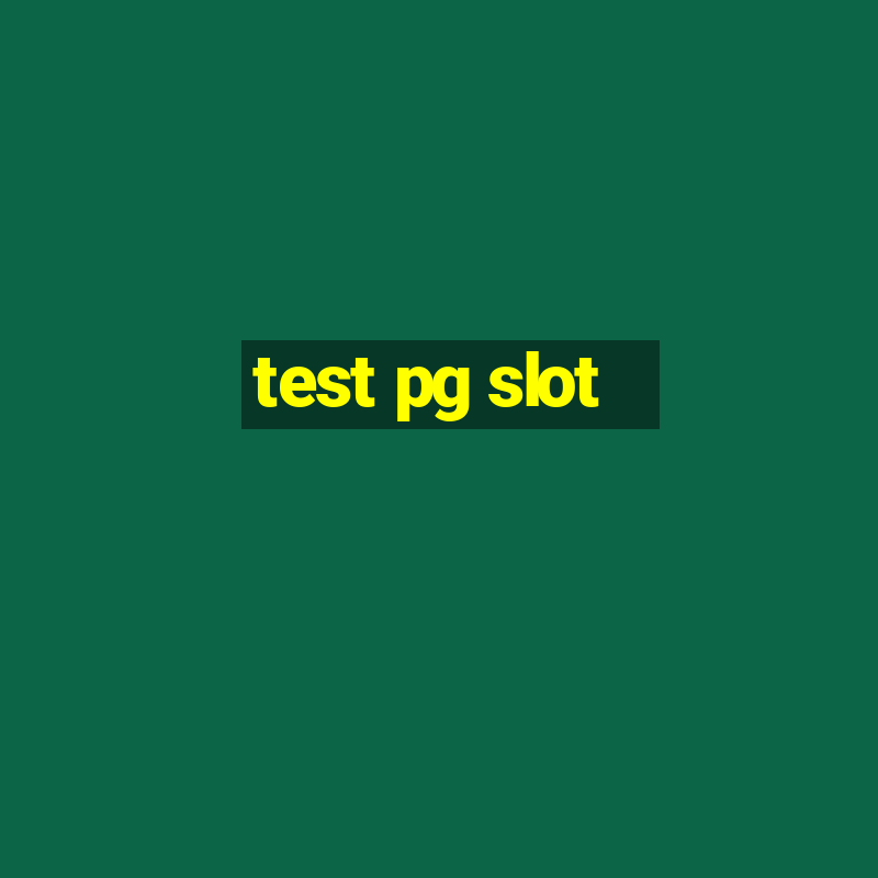 test pg slot