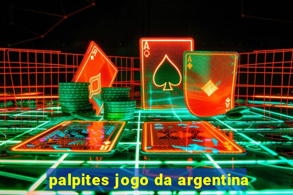 palpites jogo da argentina